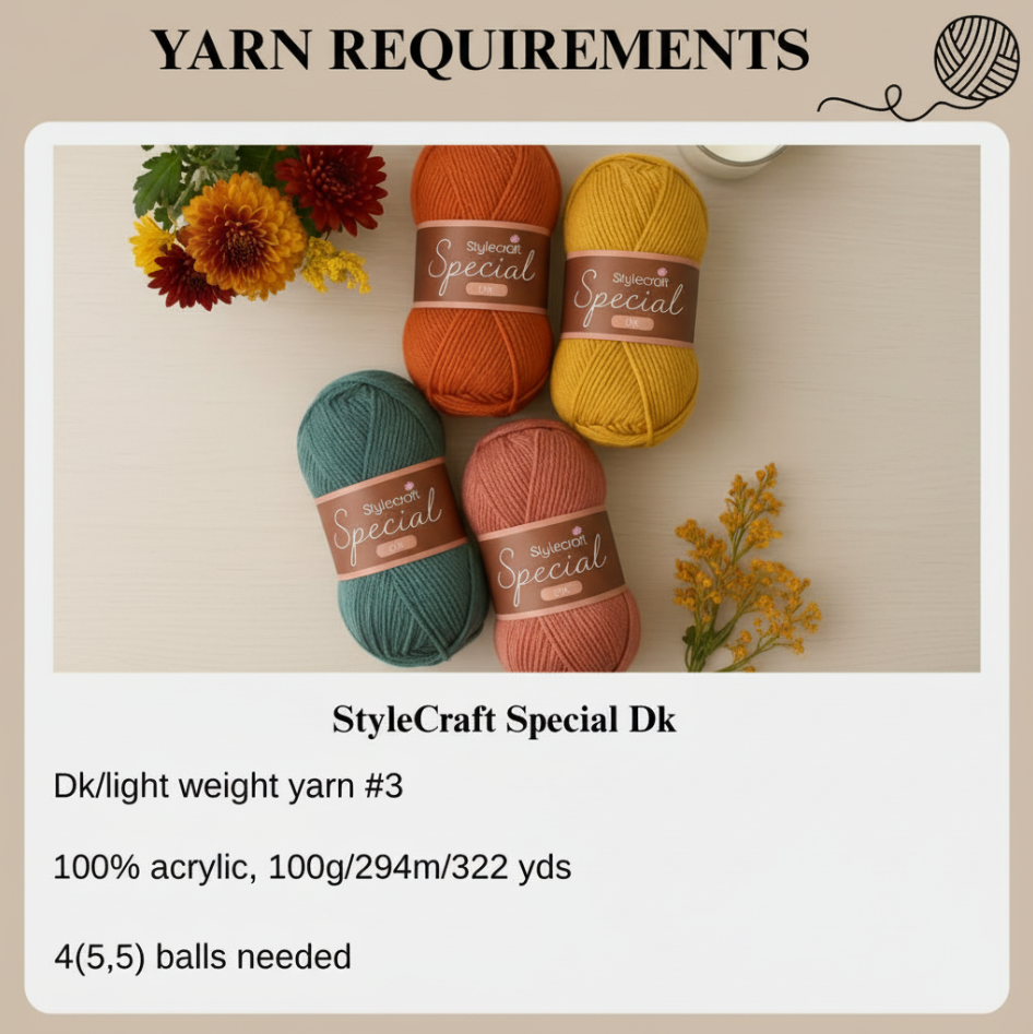 Scarf with Sleeves Crochet Pattern