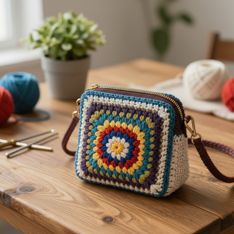 How to Crochet a Cross Body Bag: Free Pattern Guide